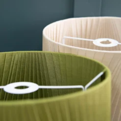 Raye Champagne Drum Pleated Silk Shade - 45cm -Outlet Home Harmony Store 13222471 7344944148415562