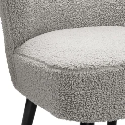 Sean Boucle Occasional Chair - Grey -Outlet Home Harmony Store 13222760 7354920057777150