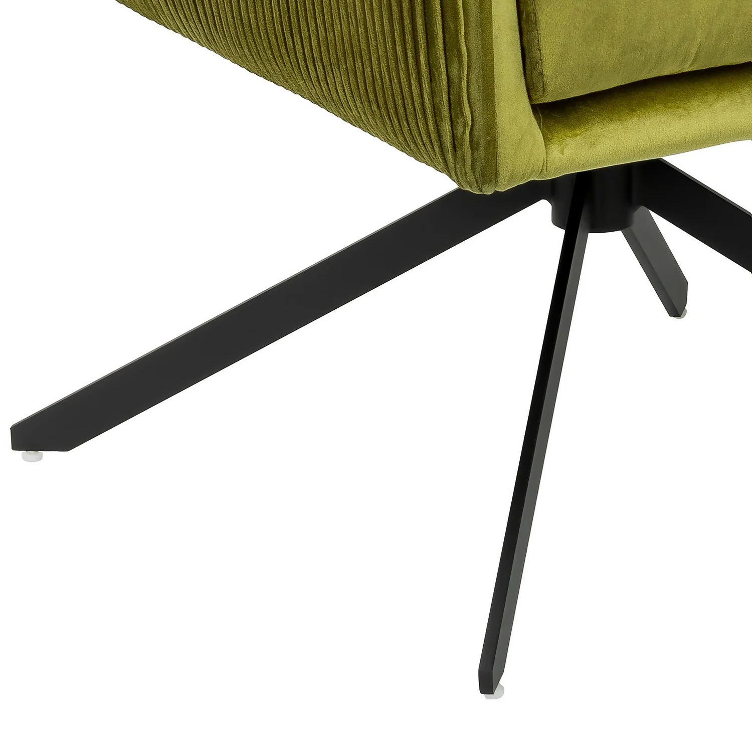 Pia Pleat Swivel Chair - Olive 7 Pia Pleat Swivel Chair - Olive - Image 7