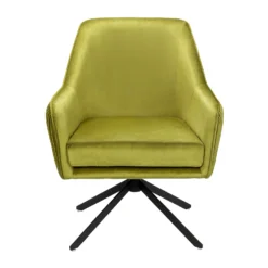 Pia Pleat Swivel Chair - Olive 9 Pia Pleat Swivel Chair - Olive -Outlet Home Harmony Store 13222763 1904940701575036