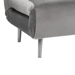 Freya Velvet Folding Sofa Bed - Grey 18 Freya Velvet Folding Sofa Bed - Grey -Outlet Home Harmony Store 13222764 1404933444791480