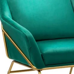 Evelyn Metal Frame Chair - Emerald -Outlet Home Harmony Store 13222772 1824932955689474