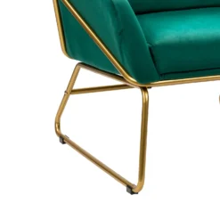 Evelyn Metal Frame Chair - Emerald -Outlet Home Harmony Store 13222772 3134932955727262