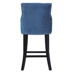 Annabelle Velvet Bar Stool - Navy 10 Annabelle Velvet Bar Stool - Navy -Outlet Home Harmony Store 13223768 1984927306658868