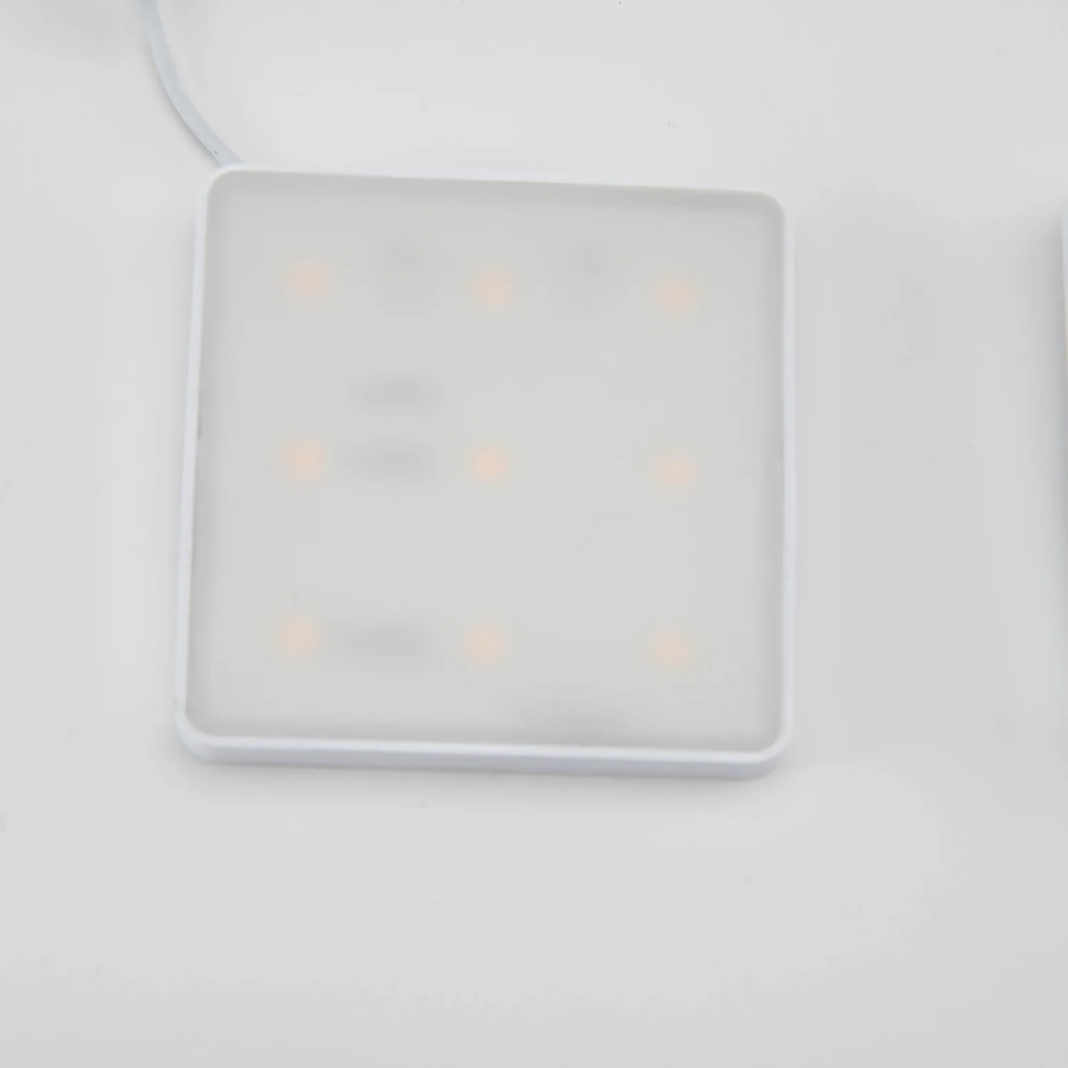 Set Of 4 LED Square Puck Lights 6 Set Of 4 LED Square Puck Lights - Image 6