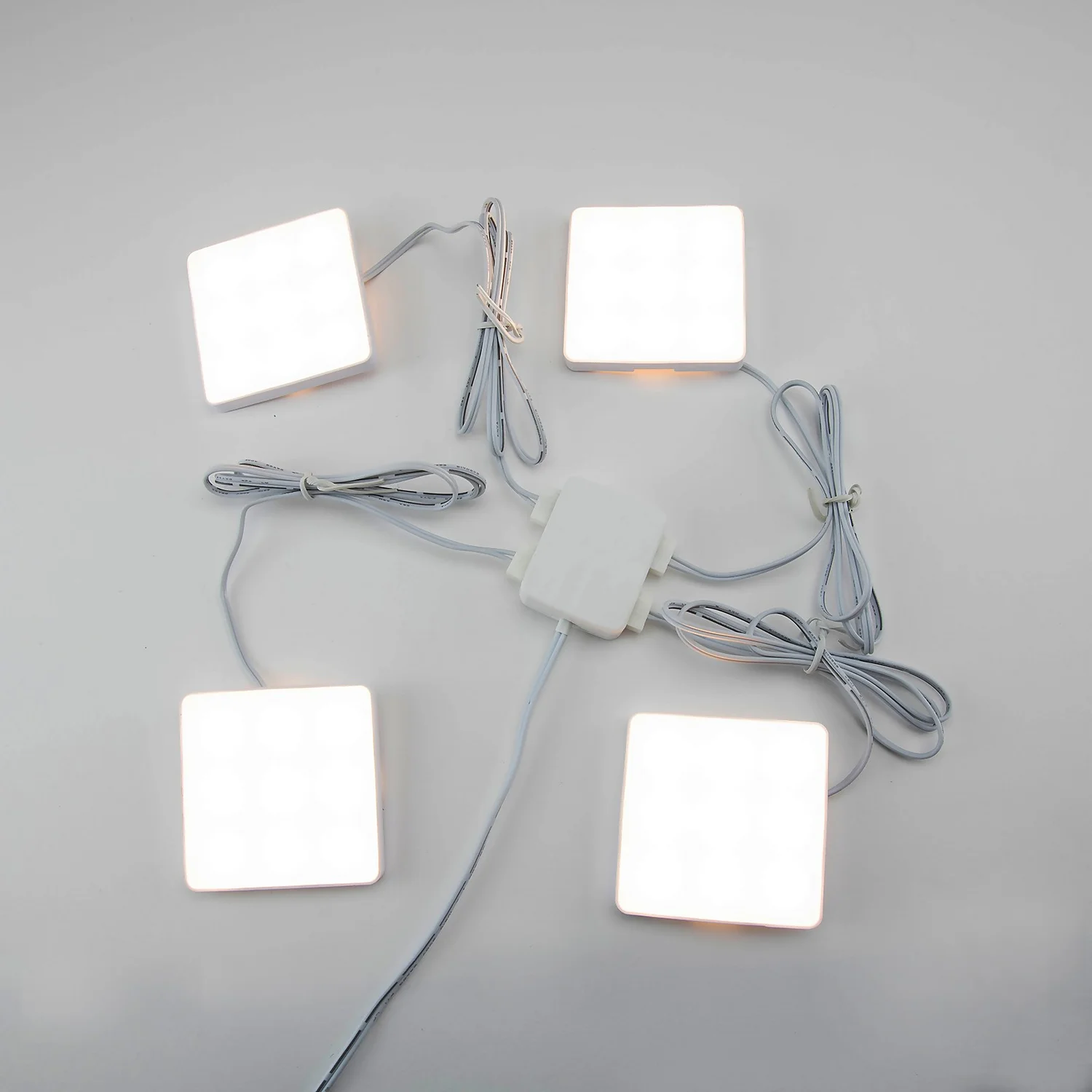 Set Of 4 LED Square Puck Lights 4 Set Of 4 LED Square Puck Lights - Image 4