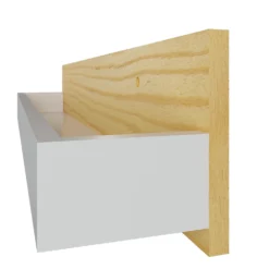 Kids Tray Storage Shelf - White & Natural -Outlet Home Harmony Store 13277678 1604929069904386