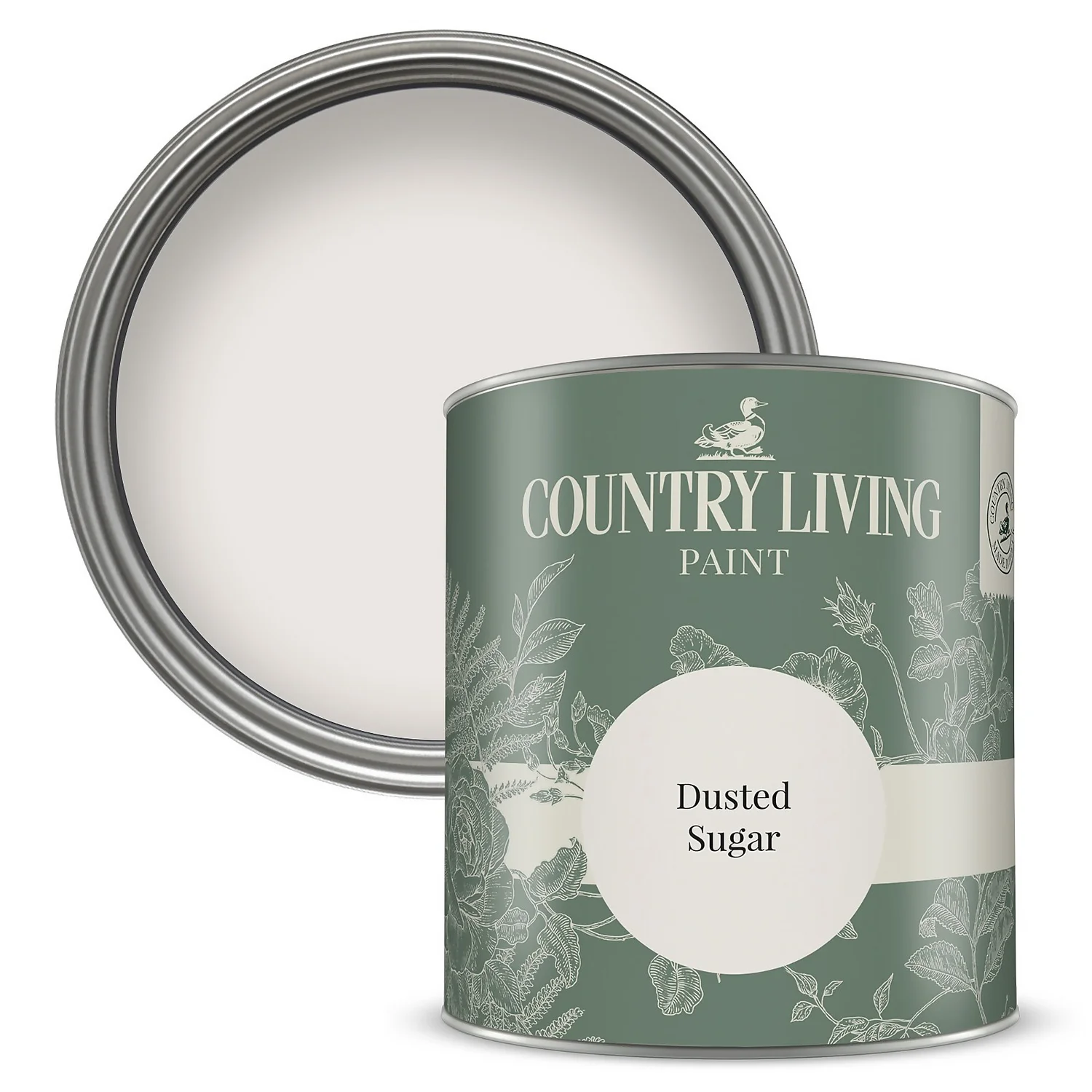 Country Living Matt Emulsion Multi-Surface Paint Dusted Sugar - Tester 125ml 1 Country Living Matt Emulsion Multi-Surface Paint Dusted Sugar - Tester 125ml