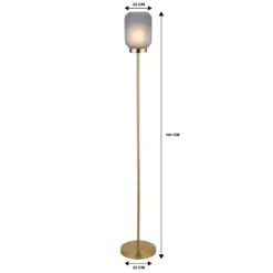 Pearl Frosted Floor Lamp - Navy -Outlet Home Harmony Store 13445401 2085042048294637