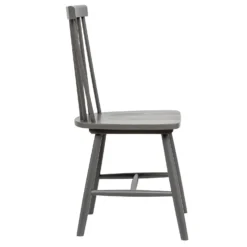 The Spindle Chair - Set Of 2 - Charcoal -Outlet Home Harmony Store 13460767 1254940701739700