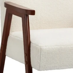 Alex Mid Century Boucle Armchair - Cream -Outlet Home Harmony Store 13514415 1444964543364789