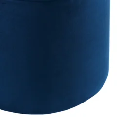 Pippa Round Pouffe - Blue 11 Pippa Round Pouffe - Blue -Outlet Home Harmony Store 13514425 1414964604271272
