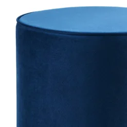 Pippa Round Pouffe - Blue 13 Pippa Round Pouffe - Blue -Outlet Home Harmony Store 13514425 1504964604362133
