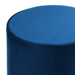 Pippa Round Pouffe - Blue 10 Pippa Round Pouffe - Blue -Outlet Home Harmony Store 13514425 8104964604227403