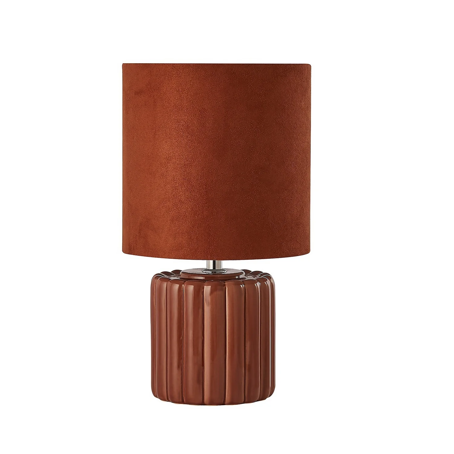 Phoebe Ceramic Table Lamp - Rust 3 Phoebe Ceramic Table Lamp - Rust - Image 3