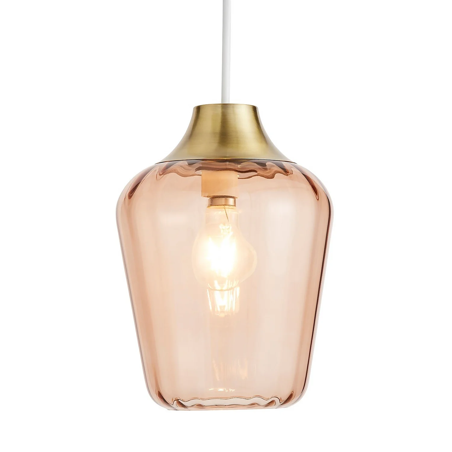 Adore Glass Easy Fit Shade - Amber 2 Adore Glass Easy Fit Shade - Amber - Image 2