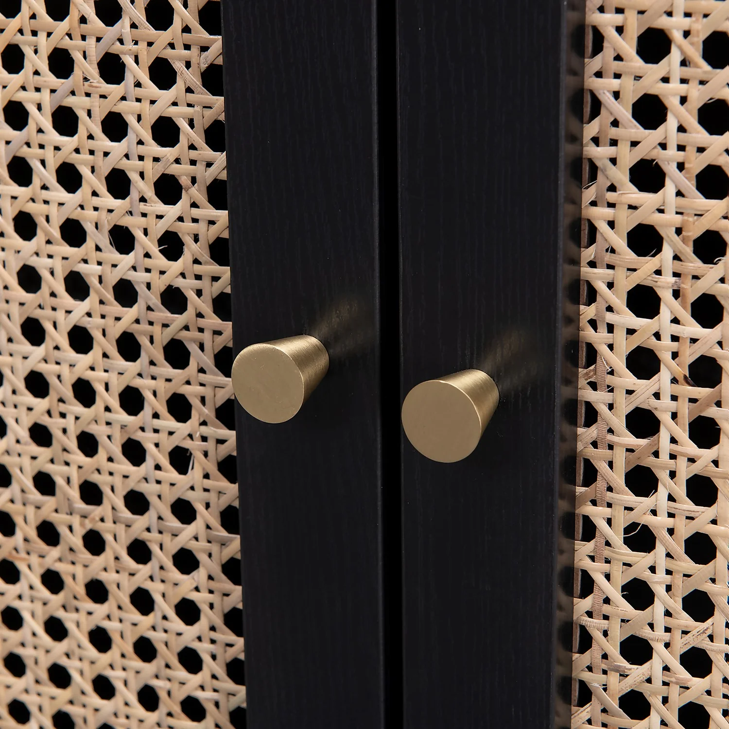 Kubu Rattan Sideboard - Black 6 Kubu Rattan Sideboard - Black - Image 6