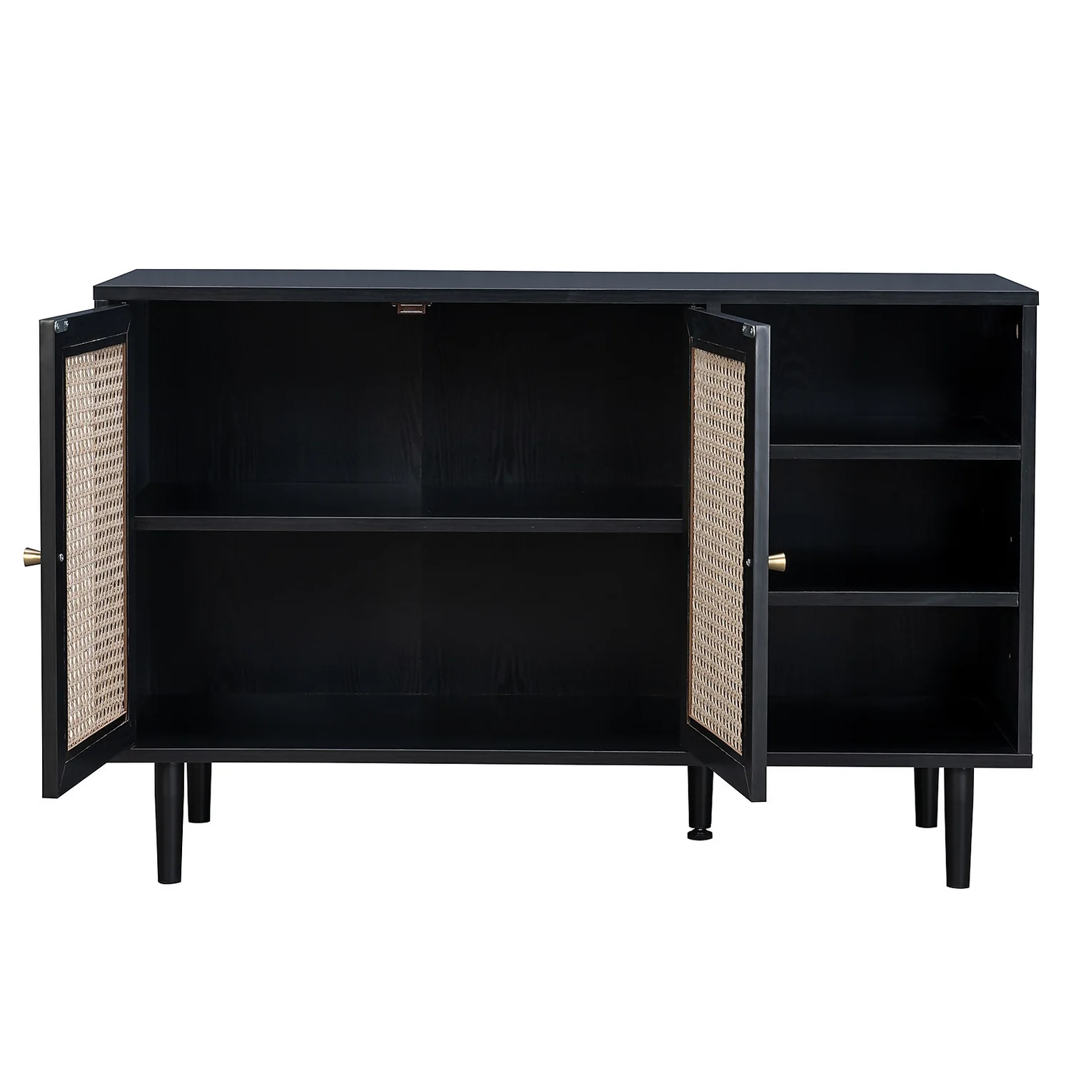 Kubu Rattan Sideboard - Black 3 Kubu Rattan Sideboard - Black - Image 3
