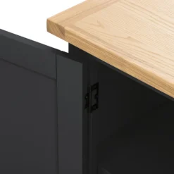 Ashstead Small Sideboard - Oak & Charcoal -Outlet Home Harmony Store 13642198 1454953455829072