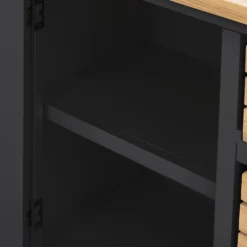 Ashstead Small Sideboard - Oak & Charcoal -Outlet Home Harmony Store 13642198 3104953455862459