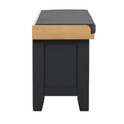 Ashstead Storage Bench - Oak & Charcoal -Outlet Home Harmony Store 13642204 1214953455738991