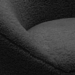 Bernie Boucle Chunky Tub Chair - Black -Outlet Home Harmony Store 13644161 1324997057010519