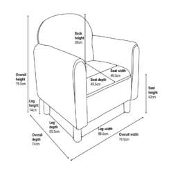 Barry Boucle Armchair - Cream -Outlet Home Harmony Store 13644170 1375018742914622
