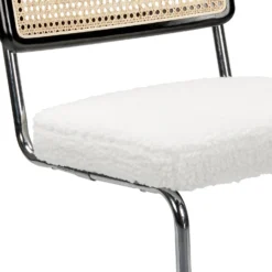 Rory Rattan Back Dining Chair - Set Of 2 - Cream -Outlet Home Harmony Store 13644185 1134997056950000