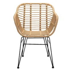 Ronnie Rattan Dining Chair - Set Of 2 -Outlet Home Harmony Store 13644186 5744997056744611