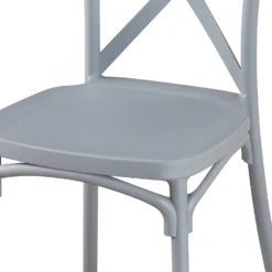 Bruce Bistro Chair - Grey -Outlet Home Harmony Store 13644195 5805002732802652