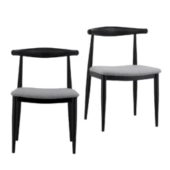 Maddie Dining Chair - Set Of 2 - Black