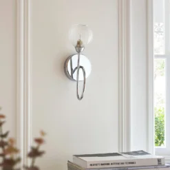 Tatton Wall Lamp - Chrome -Outlet Home Harmony Store 13645376 1224942855298280