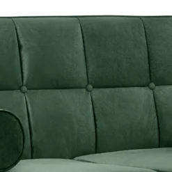 Draper Velvet 2 Seater Sofa In A Box - Green -Outlet Home Harmony Store 13645998 1124978299976395