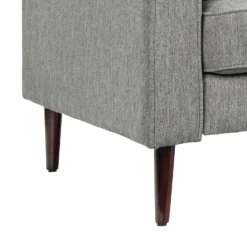 Draper Woven Fabric 3 Seater Sofa In A Box - Grey -Outlet Home Harmony Store 13645999 1704978299916014