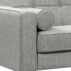 Draper Woven Fabric 3 Seater Sofa In A Box - Grey -Outlet Home Harmony Store 13645999 1854978299837555