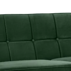 Draper Velvet 3 Seater Sofa In A Box - Green -Outlet Home Harmony Store 13646000 1294978299760242
