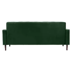 Draper Velvet 3 Seater Sofa In A Box - Green -Outlet Home Harmony Store 13646000 7694978299688632