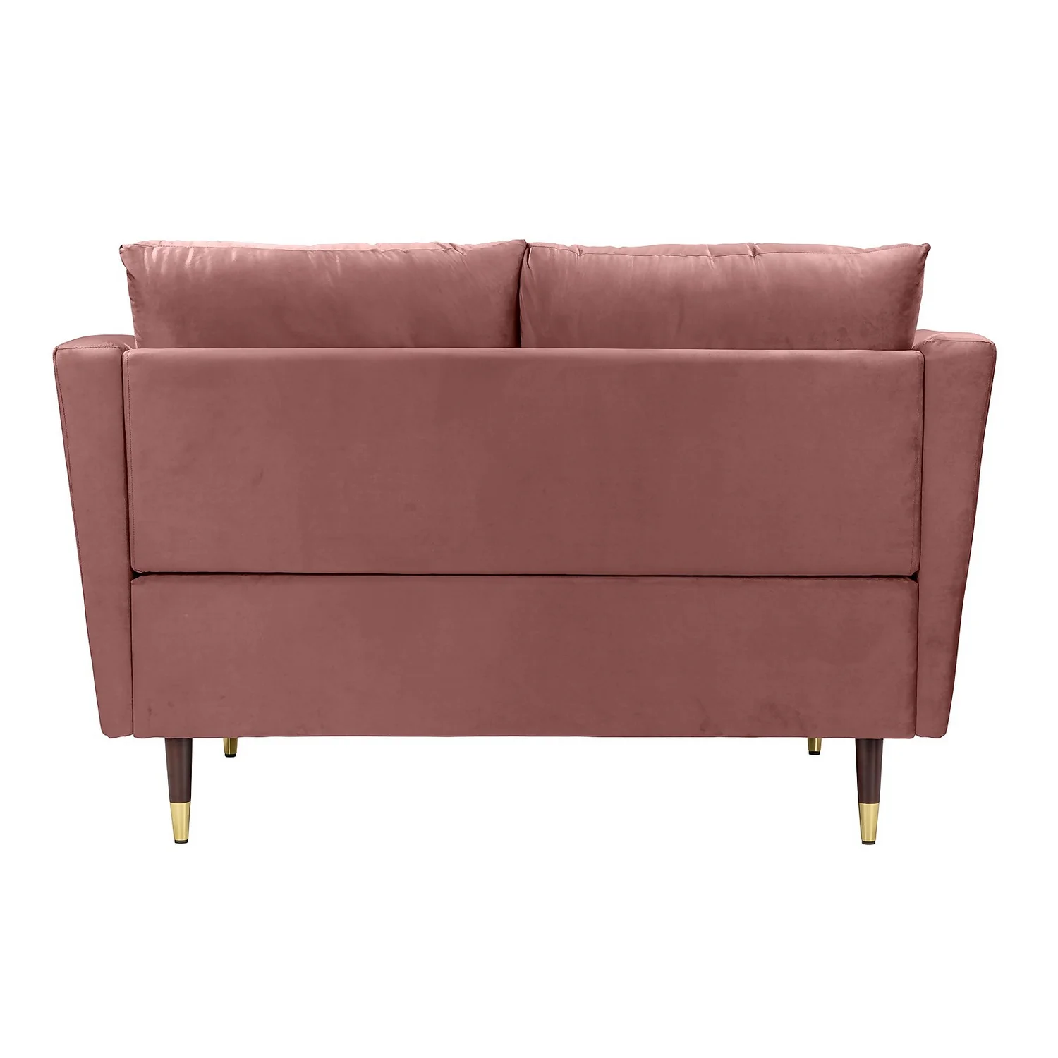 Cosmo Velvet 2 Seater Sofa In A Box - Rose Pink 4 Cosmo Velvet 2 Seater Sofa In A Box - Rose Pink - Image 4