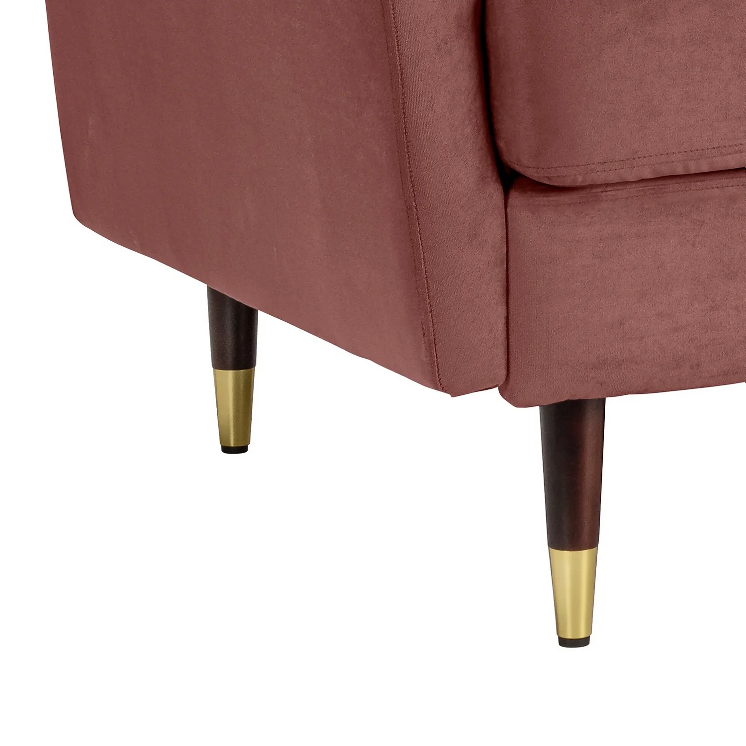 Cosmo Velvet 2 Seater Sofa In A Box - Rose Pink 7 Cosmo Velvet 2 Seater Sofa In A Box - Rose Pink - Image 7