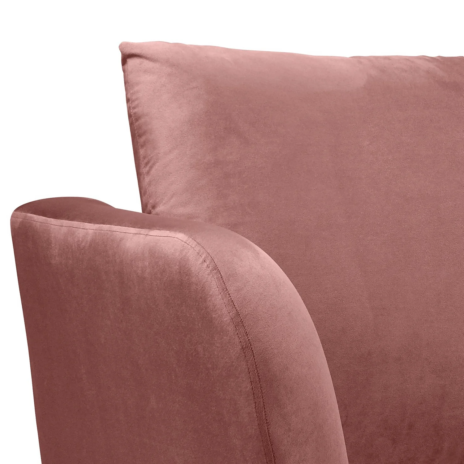 Cosmo Velvet 2 Seater Sofa In A Box - Rose Pink 5 Cosmo Velvet 2 Seater Sofa In A Box - Rose Pink - Image 5