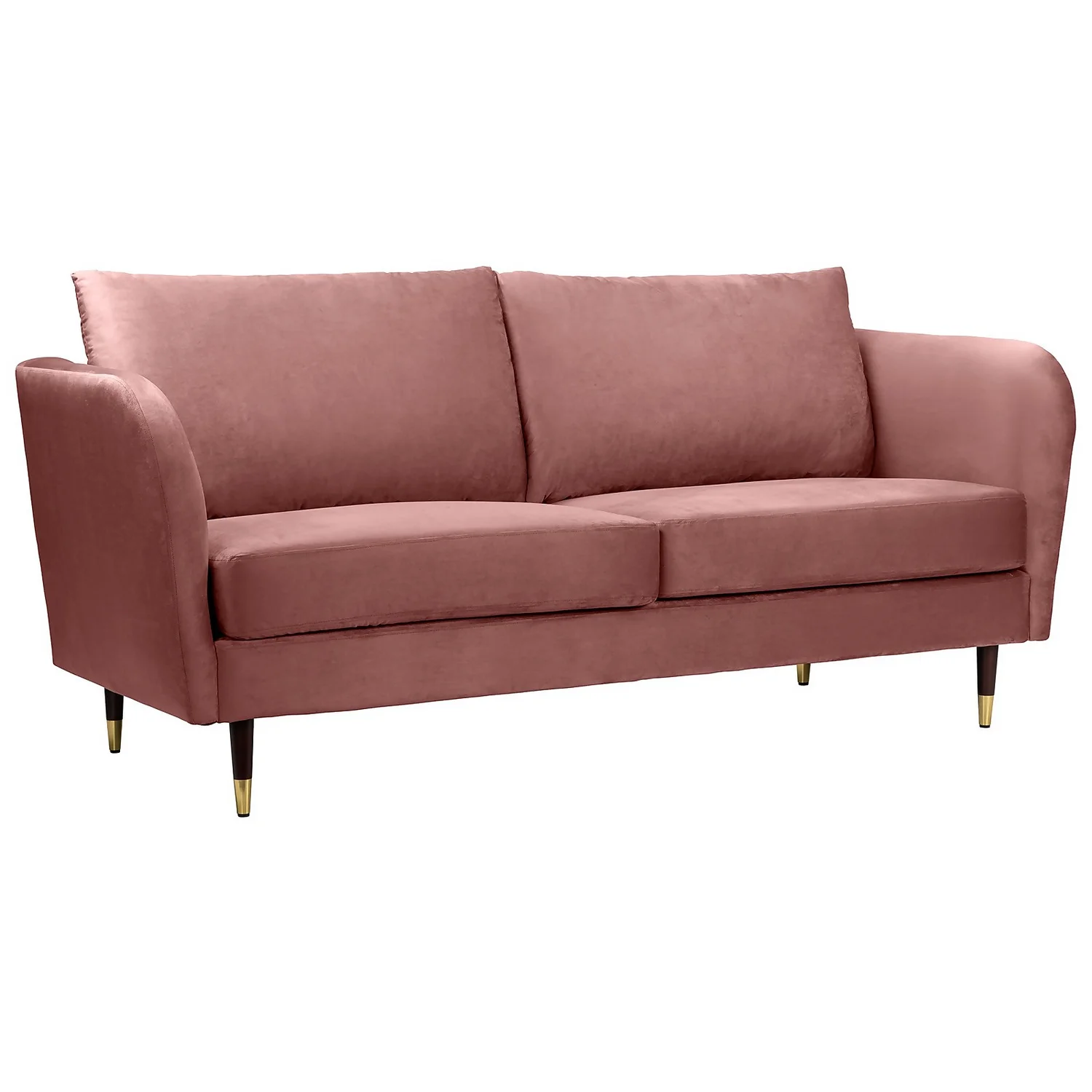Cosmo Velvet 3 Seater Sofa In A Box - Rose Pink 1 Cosmo Velvet 3 Seater Sofa In A Box - Rose Pink