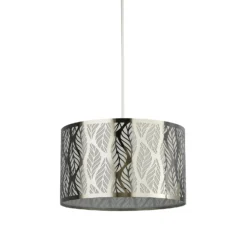 Serena Easy Fit Lamp Shade - Chrome -Outlet Home Harmony Store 13661908 1264962282658704