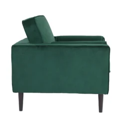 Merlin Velvet Armchair - Emerald -Outlet Home Harmony Store 13667706 1234964355441009