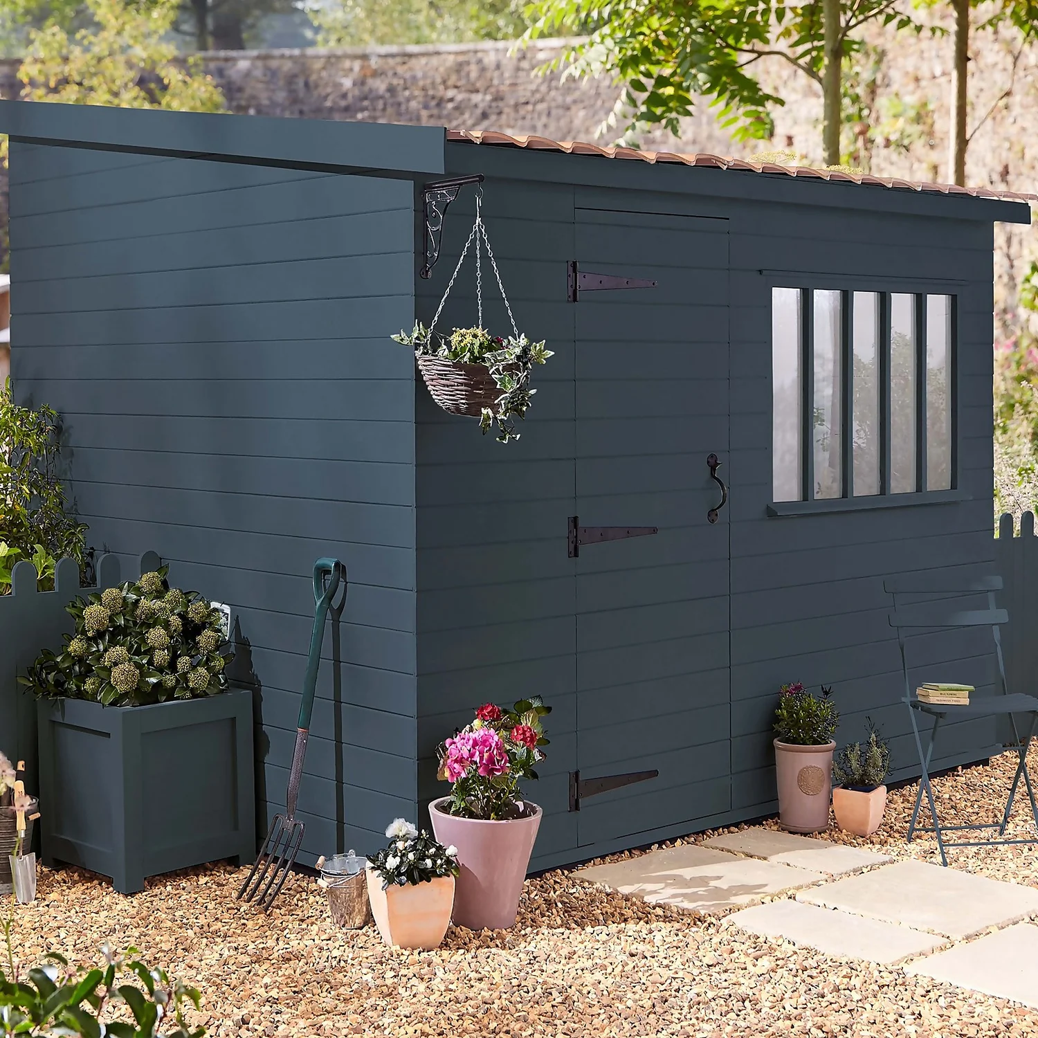 Laura Ashley Eggshell Garden Paint Dusky Seaspray - 2.5L 3 Laura Ashley Eggshell Garden Paint Dusky Seaspray - 2.5L - Image 3