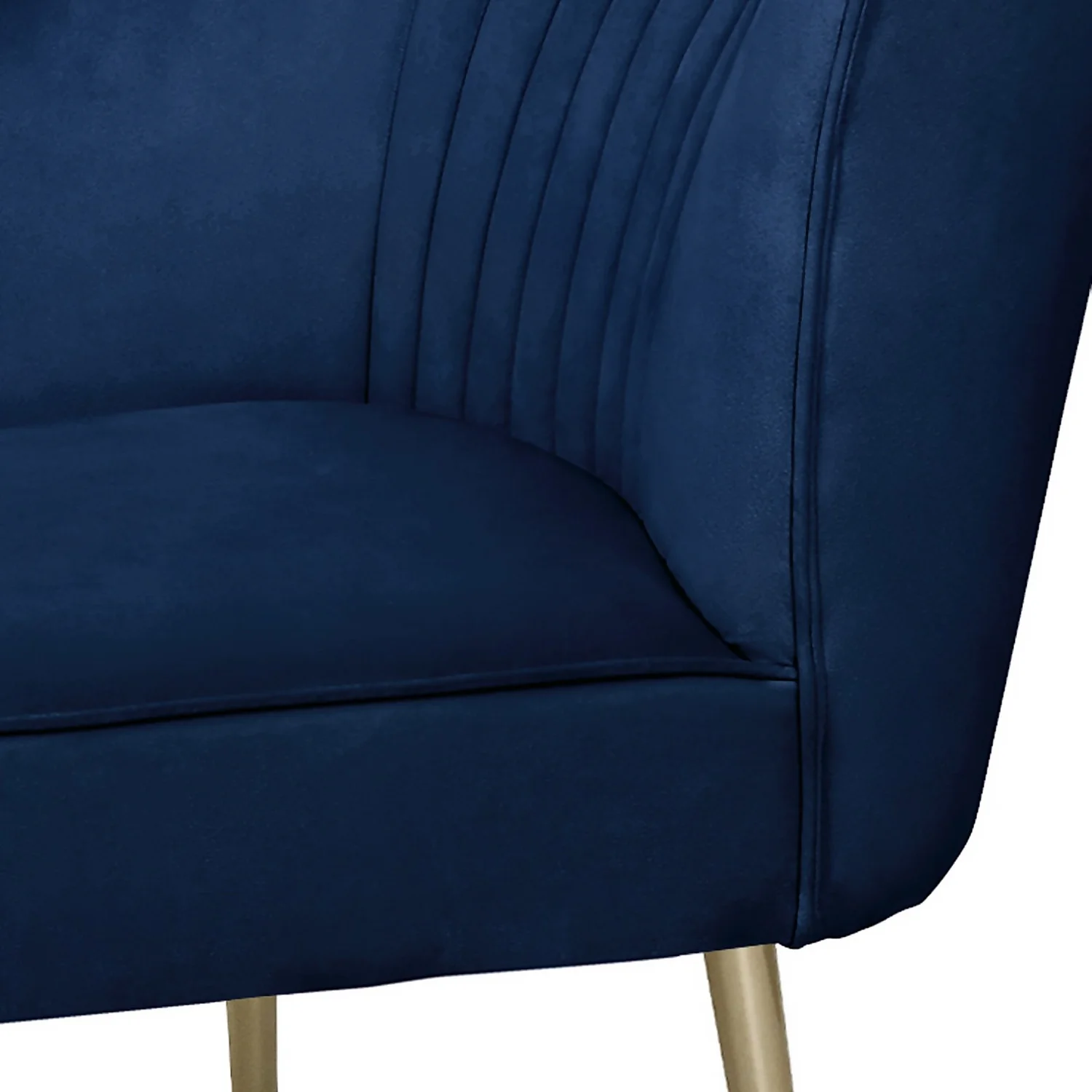 Gigi Velvet Chaise Longue - Midnight 7 Gigi Velvet Chaise Longue - Midnight - Image 7