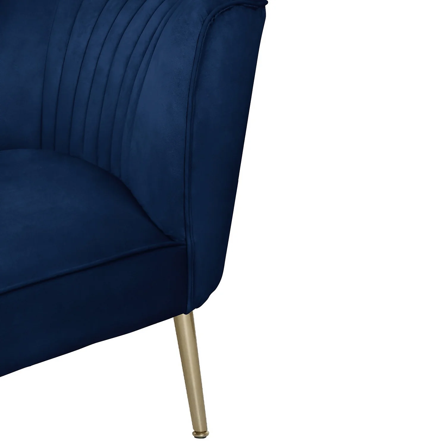 Gigi Velvet Chaise Longue - Midnight 9 Gigi Velvet Chaise Longue - Midnight - Image 9