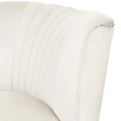 Gigi Velvet Chaise Longue - Cream -Outlet Home Harmony Store 13698291 9304975247675751