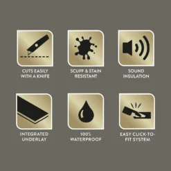 Kraus Rigid Core Herringbone Luxury Vinyl Floor Tile - Harpsden Grey -Outlet Home Harmony Store 13733815 7565002464946296