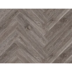 Kraus Rigid Core Herringbone Luxury Vinyl Floor Tile - Langley Grey -Outlet Home Harmony Store 13733820 8835002464990141