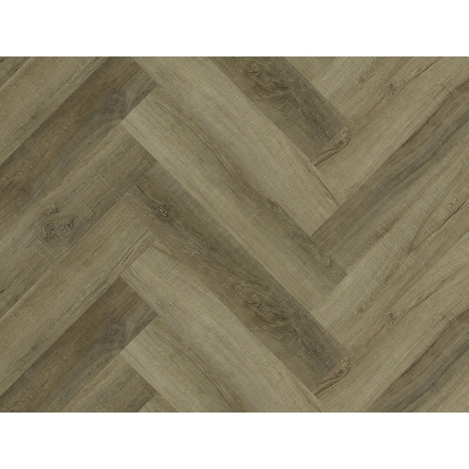 Kraus Herringbone Luxury Vinyl Floor Tile Sample - Odell Oak 5 Kraus Herringbone Luxury Vinyl Floor Tile Sample - Odell Oak - Image 5